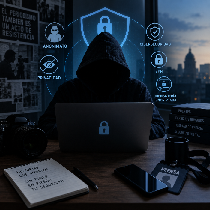 Periodista ejerciendo su derecho a la privacidad